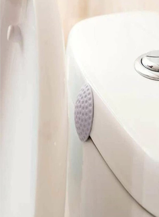 Hian Door Stopper Bumper Set: Prevent Wall and Door Damage, Reduce Noise, Enhance Home Aesthetics - Pack of 4 (White) - Image 3